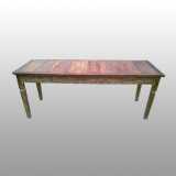 locação de mesa rústica de madeira de demolição valor Coloninha